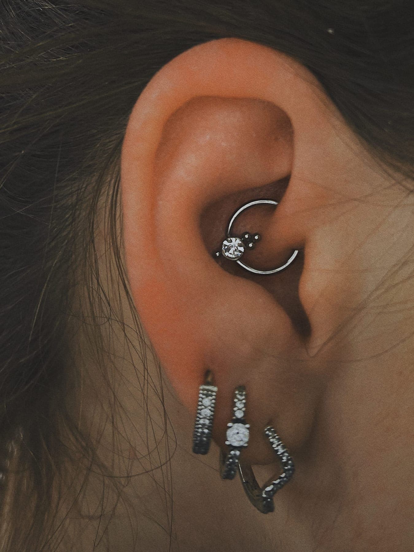 Daith – Piercings von Jenny, Bloom at Night Köln